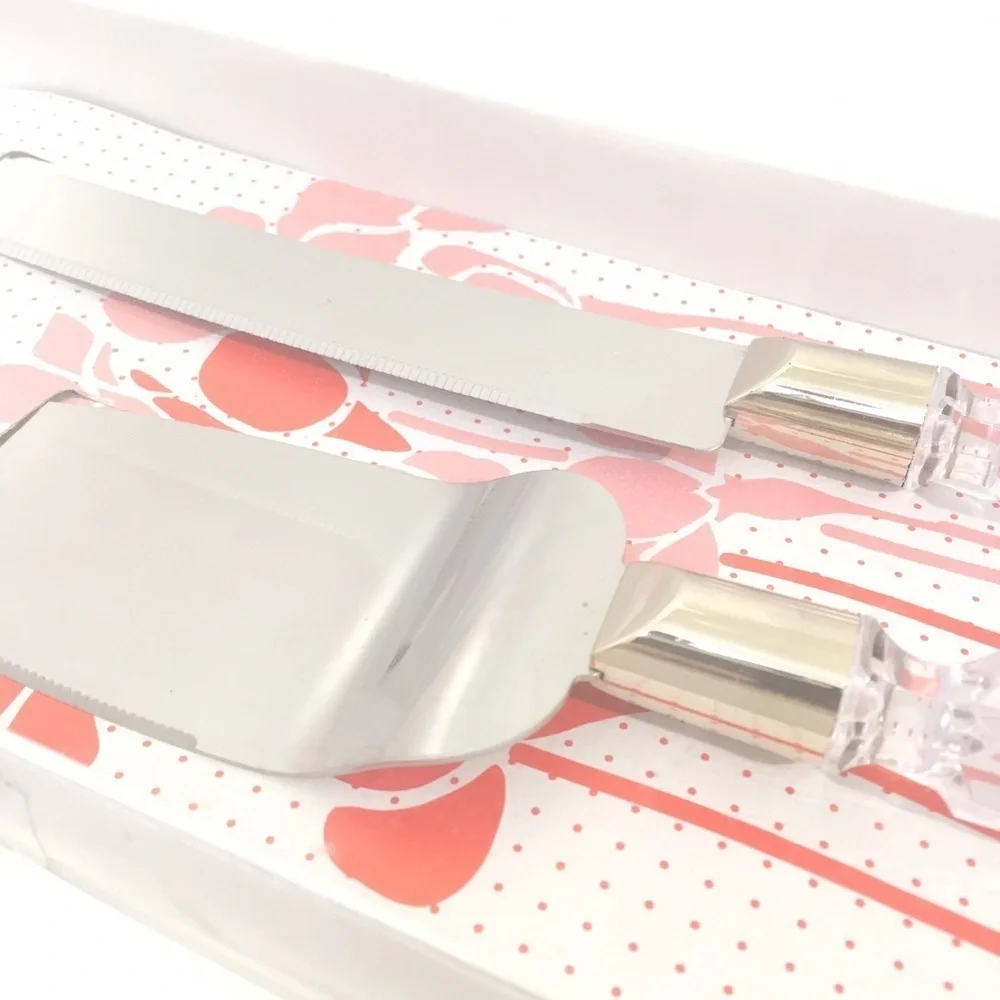 Wedding Cake Cutting + Serving Knife Set
